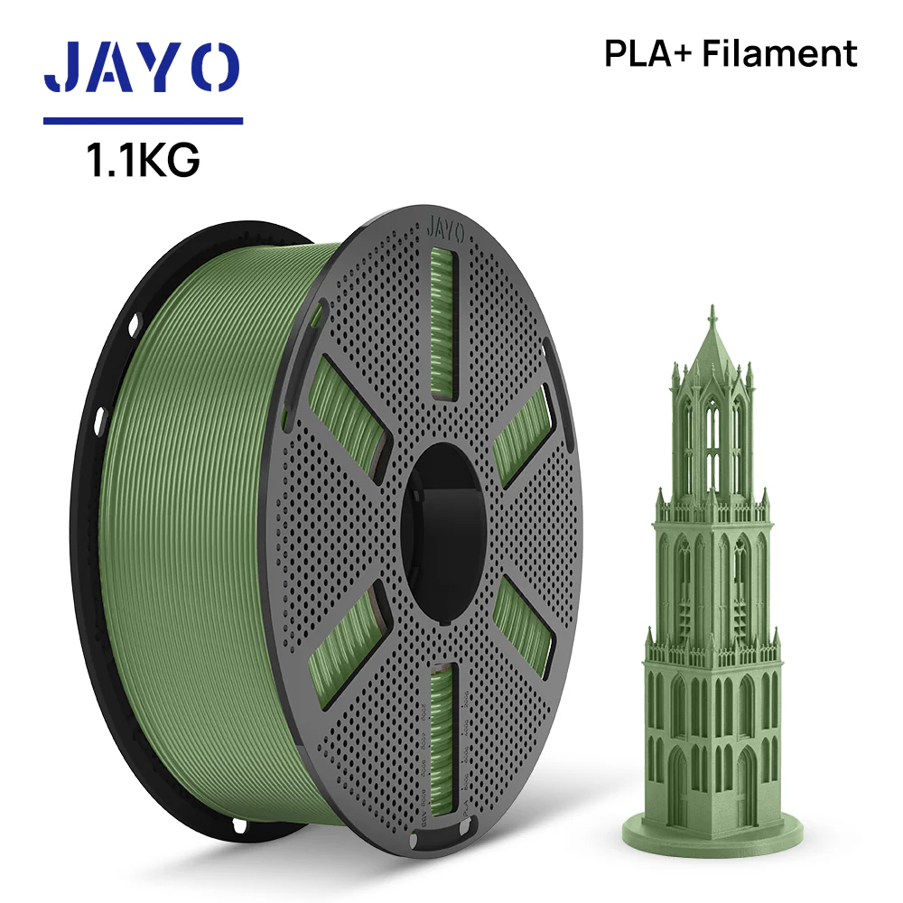 [General filaments Collection ]JAYO 1.1KG Reusable Spool PLA/PLA Matte/PLA+2.0/PLA Meta/PLA Classic 3D Printer Filament - Image 10