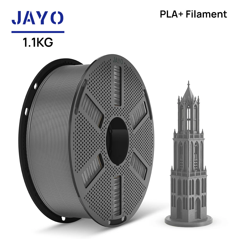 [General filaments Collection ]JAYO 1.1KG Reusable Spool PLA/PLA Matte/PLA+2.0/PLA Meta/PLA Classic 3D Printer Filament - Image 6