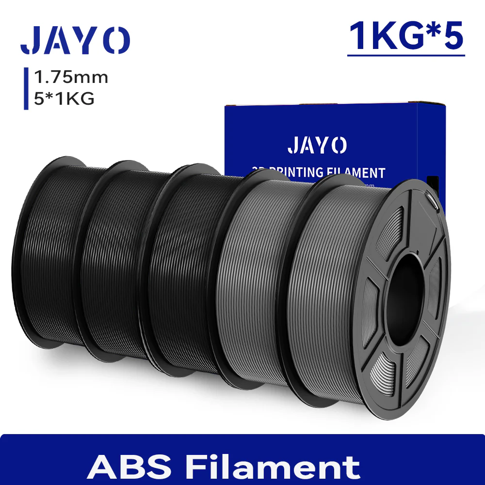 JAYO ABS 1.1KG*5 Rolls 3D Printing Filament Bundle - Image 3