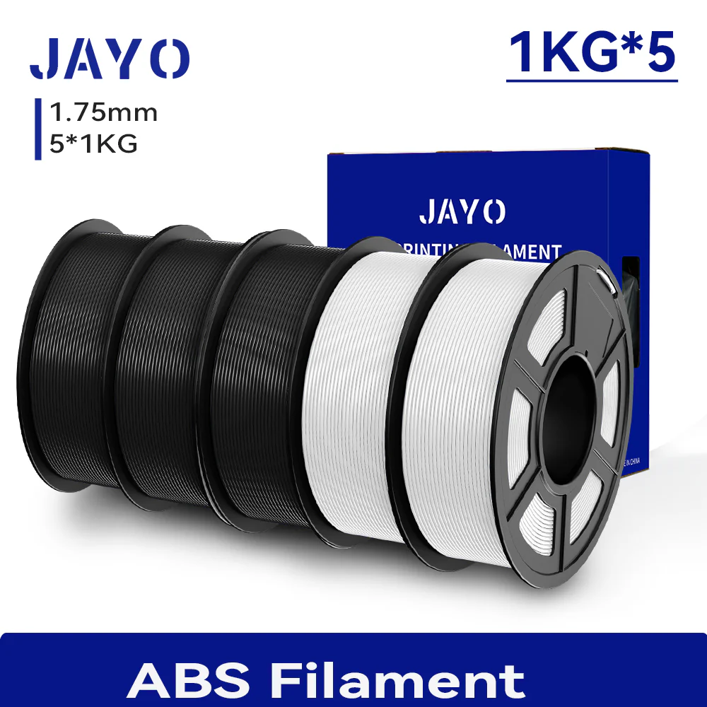 JAYO ABS 1.1KG*5 Rolls 3D Printing Filament Bundle - Image 4
