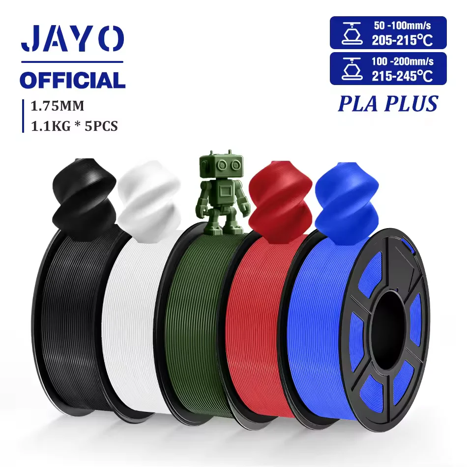 JAYO PLA Classic Filament 5/10 Rolls 1.75MM 3D Printer Filament 1.1KG/roll For 3D Neatly Wound Coloful 3D Printing Material - Image 12