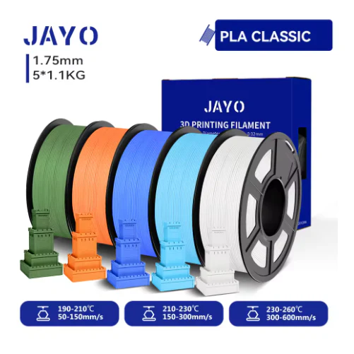 JAYO PLA Classic Filament 5/10 Rolls 1.75MM 3D Printer Filament 1.1KG/roll For 3D Neatly Wound Coloful 3D Printing Material - Image 33