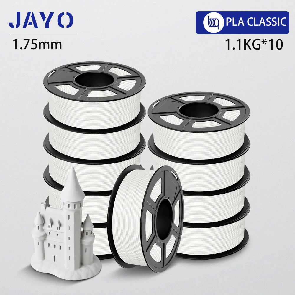 JAYO PLA Classic Filament 5/10 Rolls 1.75MM 3D Printer Filament 1.1KG/roll For 3D Neatly Wound Coloful 3D Printing Material - Image 35