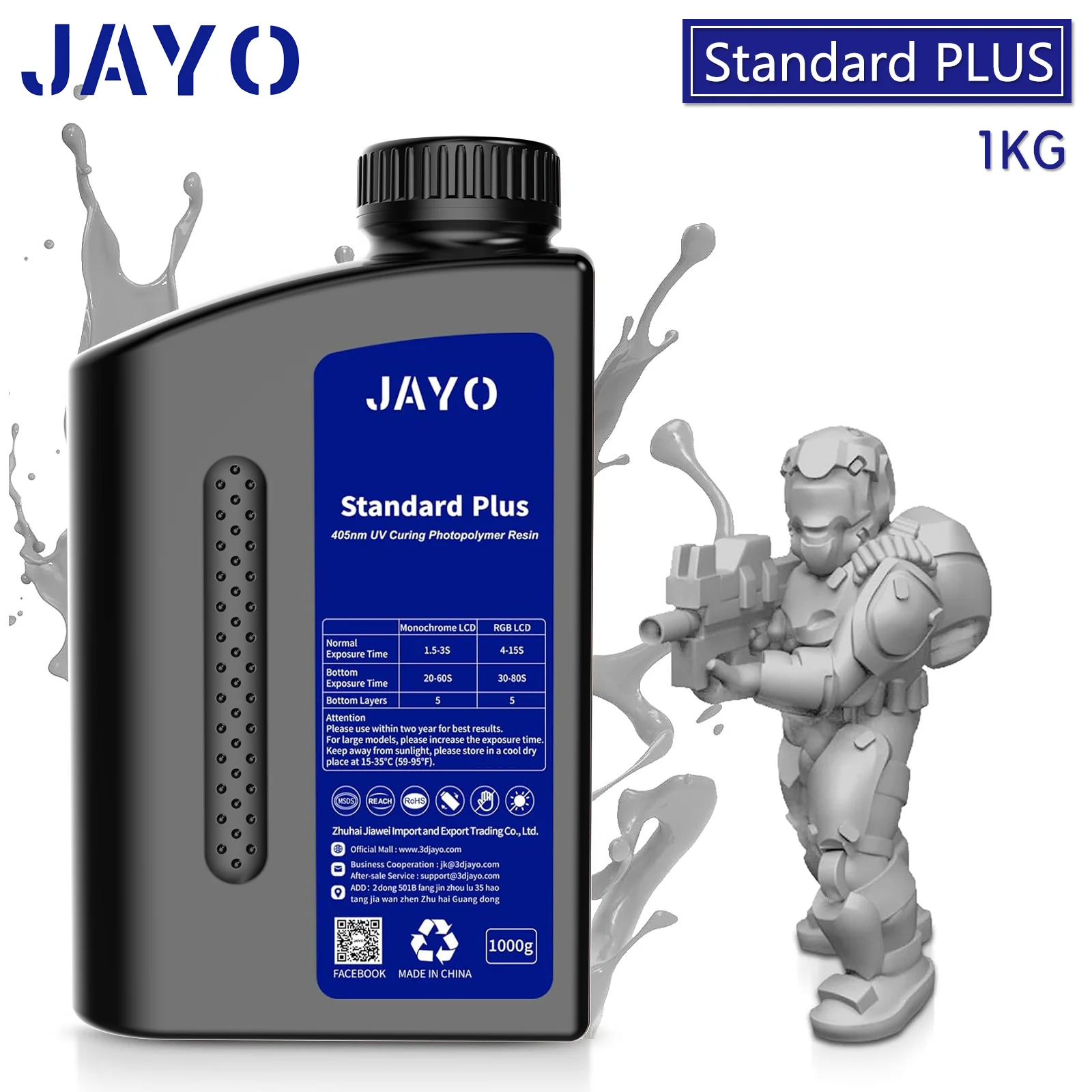 [Resin Collection]JAYO Standard /Standard PLUS /ABS-Like/Water Wash ABS Resin  3D Printing Photopolymer Resin - Image 19