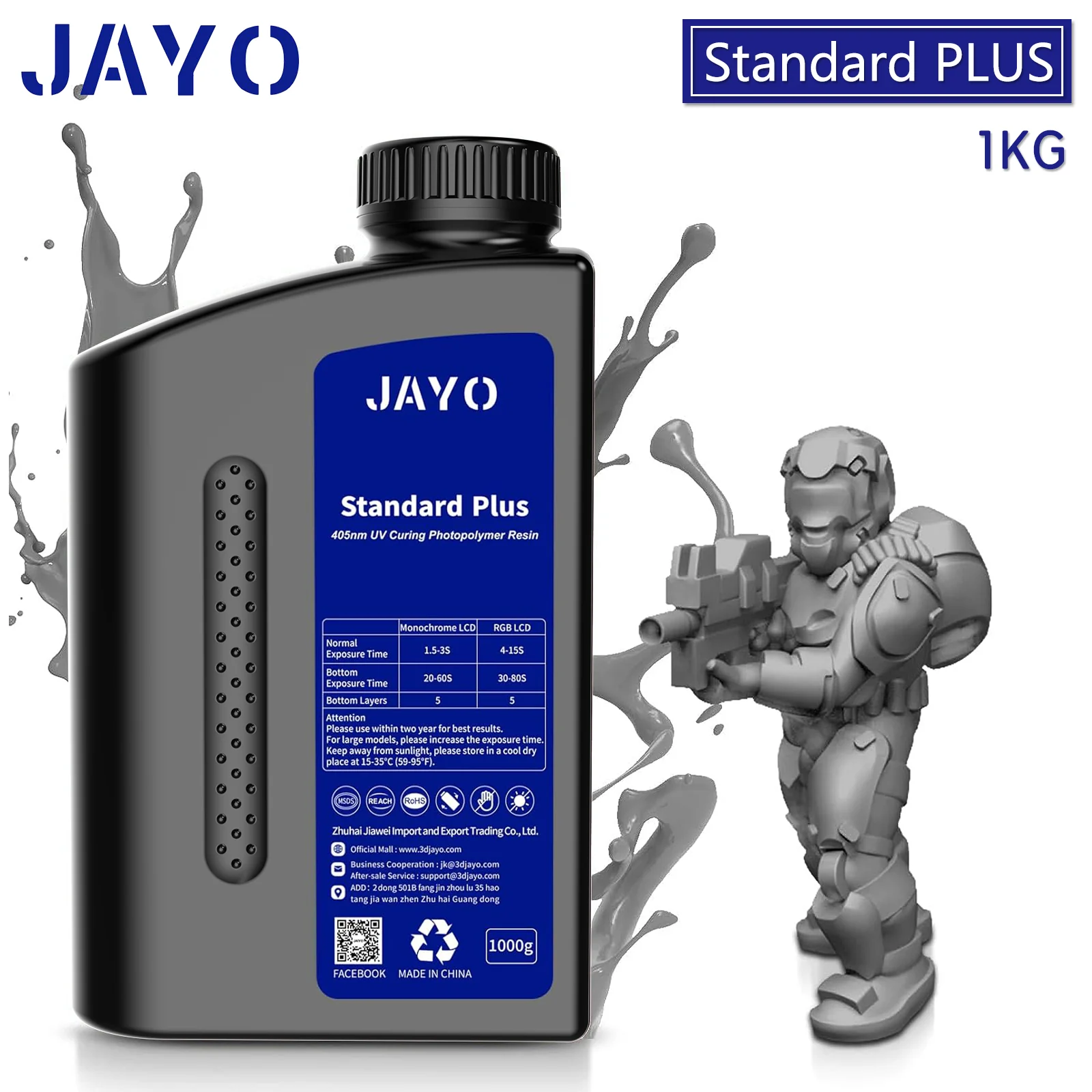 [Resin Collection]JAYO Standard /Standard PLUS /ABS-Like/Water Wash ABS Resin  3D Printing Photopolymer Resin - Image 20