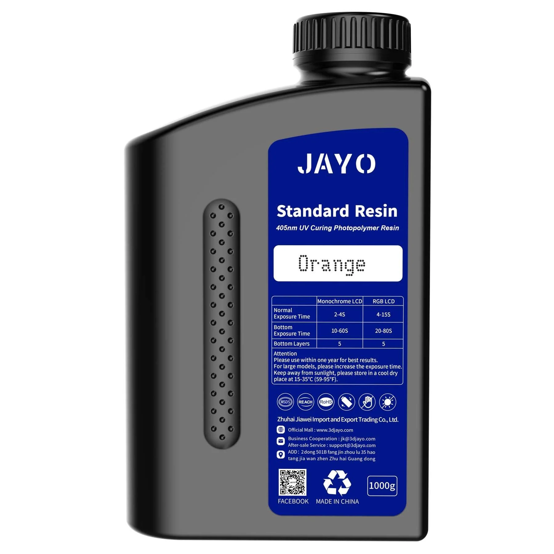 JAYO Standard Resin 1KG 3D Printing Photopolymer Resin - Image 10